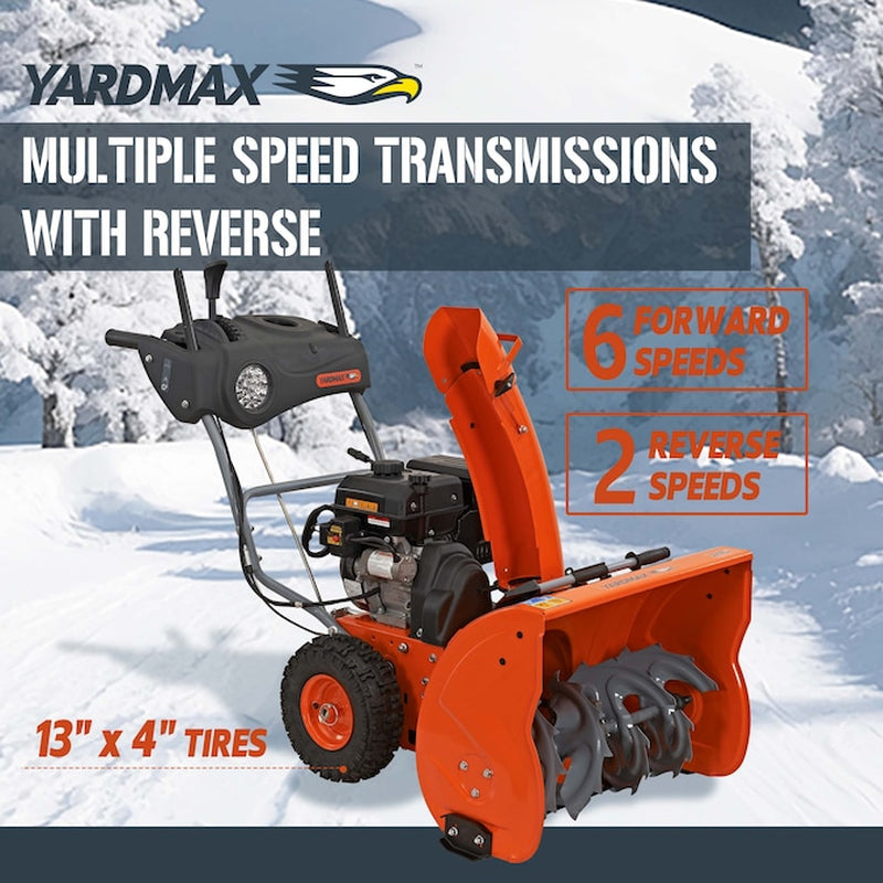 Yb6770 26.0-In Two-Stage 212.0-Cc Self-Propelled Gas Snow Blower