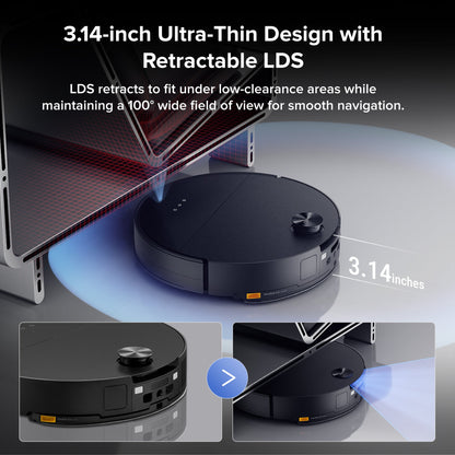 Roborock Saros 10 Robot Vacuum with Refill & Drainage System