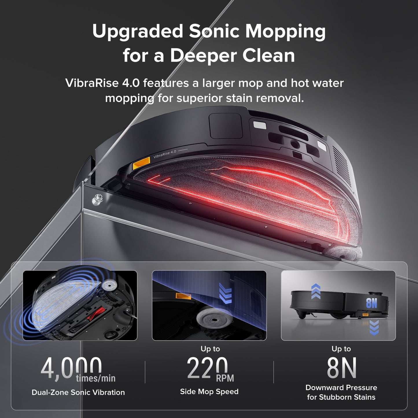 Roborock Saros 10 Robot Vacuum with Refill & Drainage System