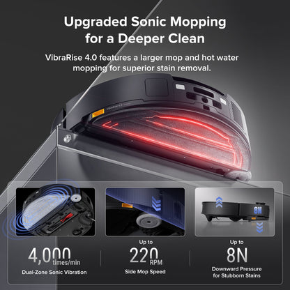 Roborock Saros 10 Robot Vacuum with Refill & Drainage System