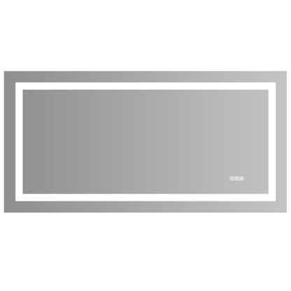 LED Bathroom Mirror 72x36 Inch with lights, anti-Fog & Dimming Led Bathroom Vanity Mirror