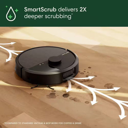 Roomba 505 Combo 13.8 In. Robotic Vacuum and Mop plus with Smart Navigation plus Autowash Dock​ in Black